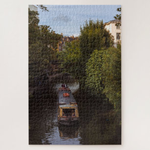 Puzzle Péniche naviguant sur les canaux de Londres