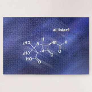 Puzzle pénicilline, antibiotique, structural chemical