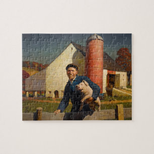 Puzzle Pennsylvania Farmer par Newell Convers Wyeth
