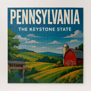 Puzzle Pennsylvanie Philadelphie Pittsburgh Voyage Histor
