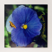 Puzzle pensée bleue viola (Horizontal)