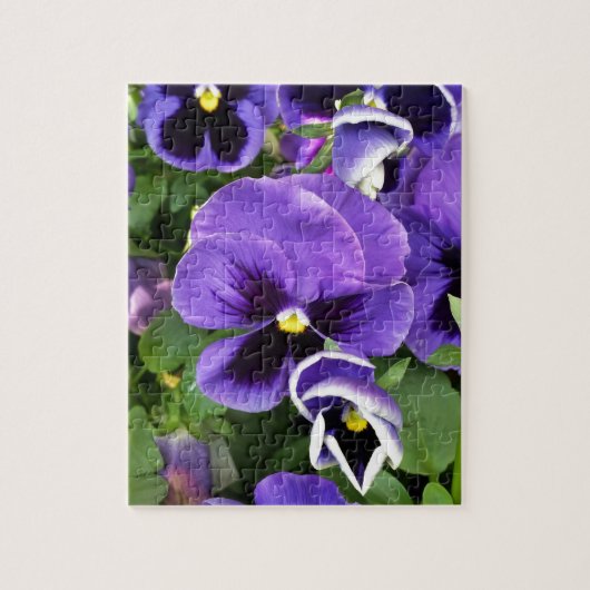 Puzzle pensées violettes (Vertical)