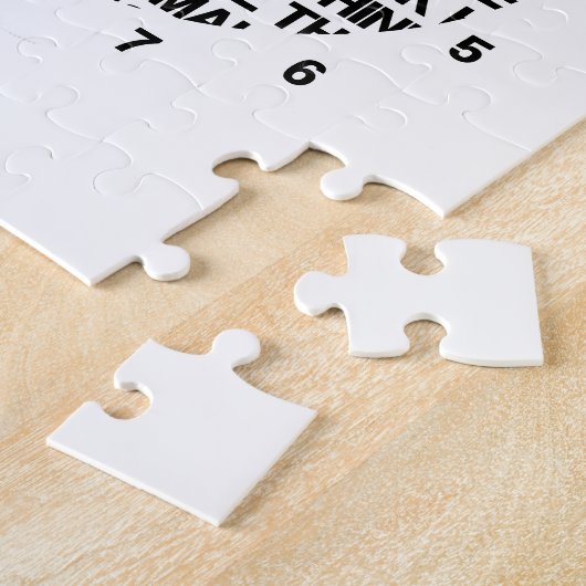 Puzzle Penser Hexadecimal (Modèle d'horloge Humour Geek) (Côté)