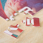 Puzzle PENSEUR ROSE - Flamant ROSE (Côté)