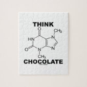 Puzzle Pensez le chocolat (la chimie de molécule de (Vertical)
