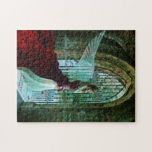 Puzzle pensif d'ange (Horizontal)