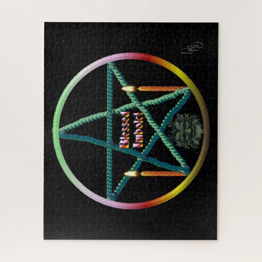 Puzzle Pentacle Imbolc (Vertical)