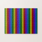 Puzzle Pentacles païens arc-en-ciel (Horizontal)