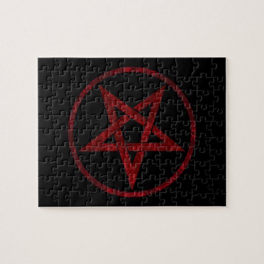 Puzzle Pentagram Red Devil (Horizontal)
