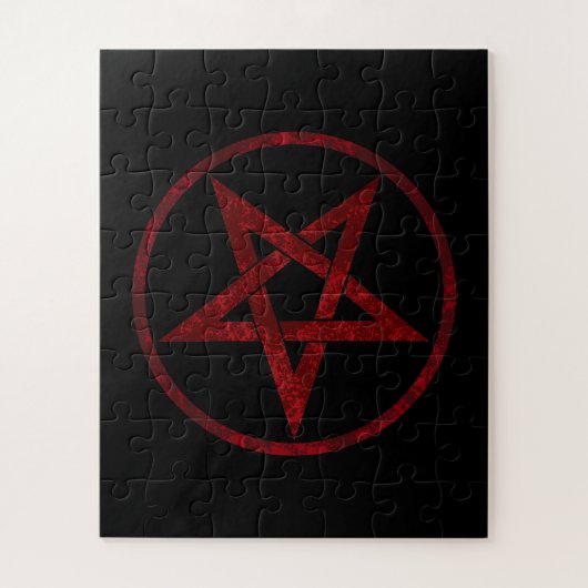 Puzzle Pentagram Red Devil (Vertical)