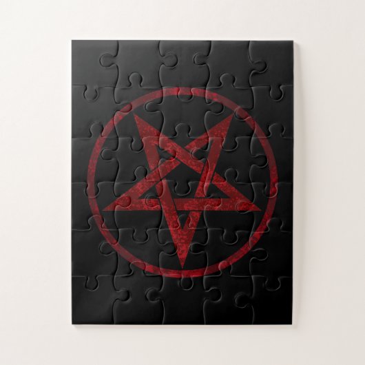 Puzzle Pentagram Red Devil (Vertical)