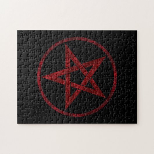 Puzzle Pentagram Red Devil (Horizontal)