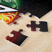 Puzzle pentagramme du Wiccan (Côté)