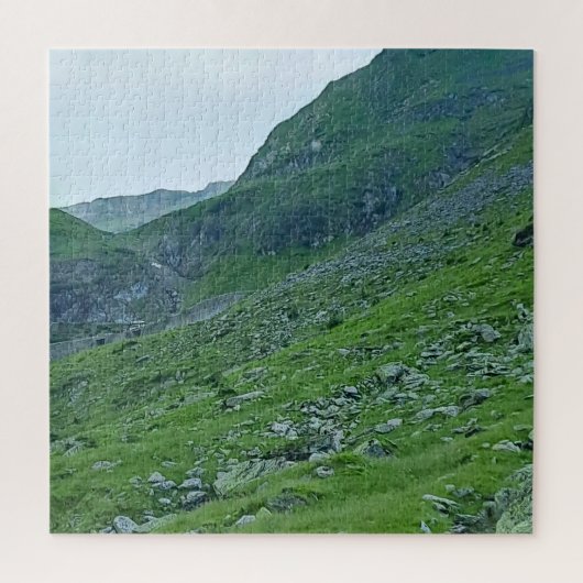 Puzzle Pente Alpine Transfagarasan – Photographie de Roum (Vertical)