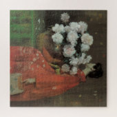 Puzzle Peonies de William Merritt Chase, Art Vintage (Horizontal)