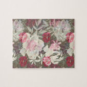 Puzzle Peonies rose rose fleurs fleurs jardin fleurie bou (Horizontal)