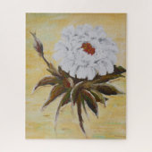 Puzzle Peony blanc (Vertical)