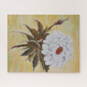 Puzzle Peony blanc (Horizontal)