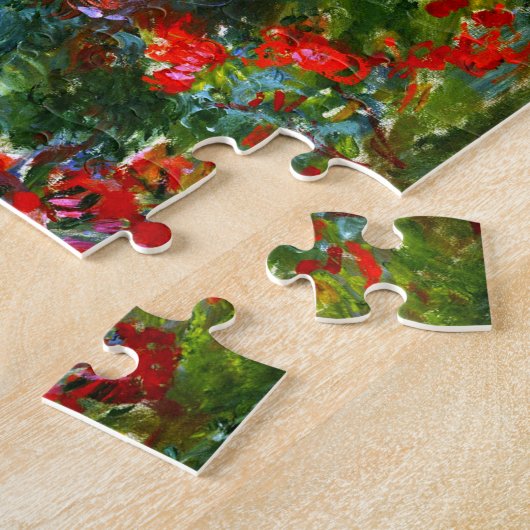 Puzzle Peony Garden Claude Monet Fine Art (Côté)