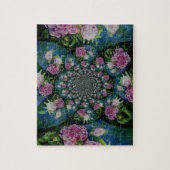 Puzzle Peony mandala (Vertical)
