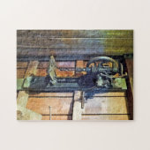 Puzzle Perceuse à colonne dans l'atelier (Horizontal)