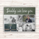 Puzzle Père avec enfants et famille papa 6 Photo Collage<br><div class="desc">Père avec enfants et famille papa 6 Photo Collage puzzle. Collage de 6 photos, nom du père avec un doux message dans un script branché et noms d'enfants superposant les images. Ajoutez vos 6 photos de famille préférées. Belle tenue et un cadeau pour un anniversaire, la fête des pères ou...</div>