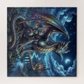 Puzzle Père et Fils Dragons Célestes au Clair de Lune (Horizontal)