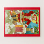 Puzzle Père Noël à la cheminée (Horizontal)