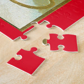 Puzzle Père Noël à la cheminée (Côté)