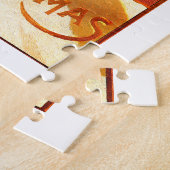 Puzzle Père Noël à la cheminée (Côté)