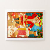 Puzzle Père Noël à la cheminée (Horizontal)