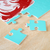 Puzzle Père Noël a un grand paquet (Côté)