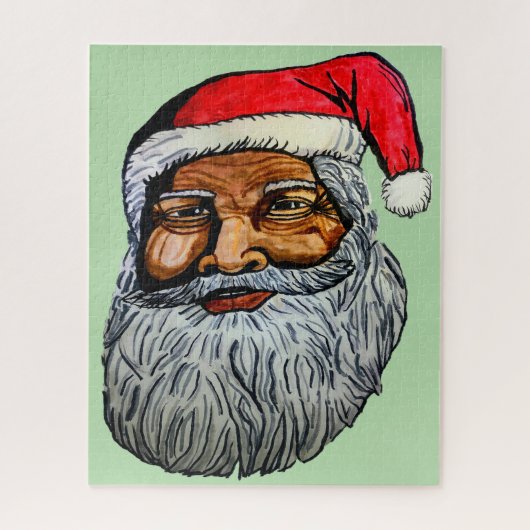 PUZZLE PÈRE NOËL AFRO-AMÉRICAIN (Vertical)