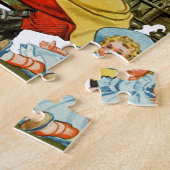 Puzzle Père Noël au travail (Côté)