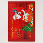 Puzzle Père Noël dans le rein (Vertical)
