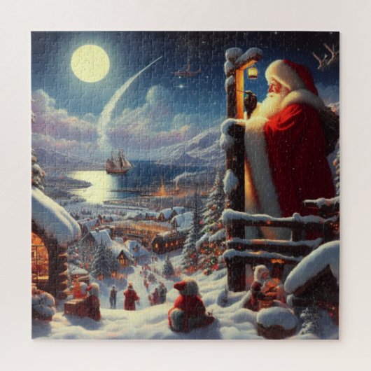 Puzzle Père Noël de Noël 5 (Vertical)