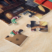 Puzzle Père Noël dort Noël (Côté)