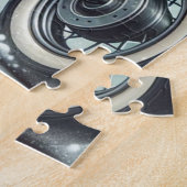 Puzzle Père Noël en moto (Côté)