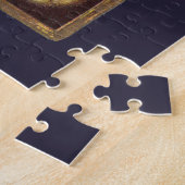 Puzzle Père Noël et Anges de style rétro (Côté)