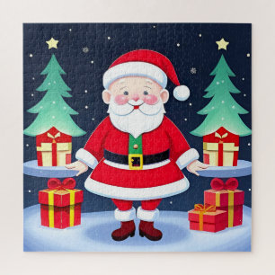 Puzzle Père Noël et Cadeaux