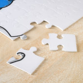Puzzle Père Noël et Chien (Côté)