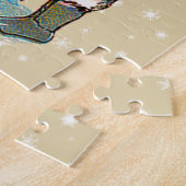 Puzzle Père Noël et la petite monnaie (Côté)