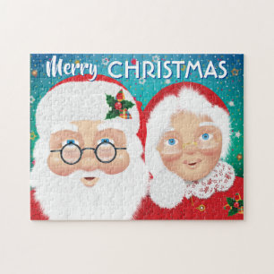 Puzzle Père Noël et Mme Claus Noël