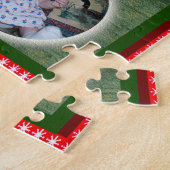 Puzzle Père Noël et Snowman Ajouter votre photo Noël (Côté)