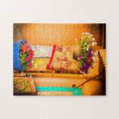 Puzzle Père Noël Fe Nouveau-Mexique. (Horizontal)