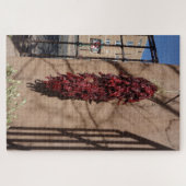 Puzzle Père Noël Fe Nouveau Mexique Chili Ristra Jigsaw P (Horizontal)