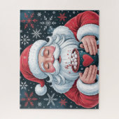 Puzzle Père Noël festif de Noël (Vertical)