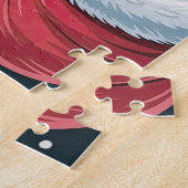 Puzzle Père Noël festif de Noël (Côté)