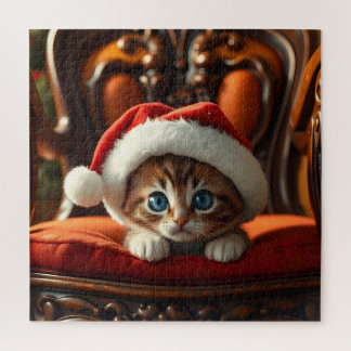 Puzzle Père Noël Kitty