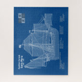 Puzzle Père Noël Maria - Plan de plan d'expédition ABD (Vertical)